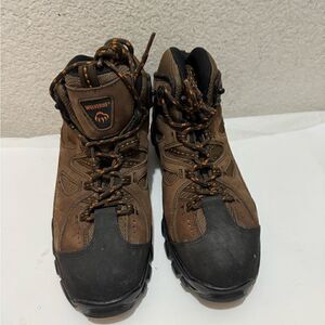 Wolverine Hudson  Steel Toe Work Boots Hiking Brown Mid Cut Size 9.5/42.5